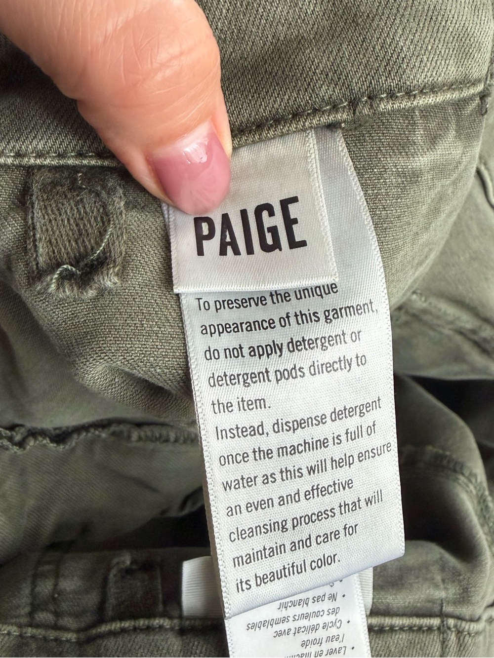 MAYSLIE Women’s Olive Green Jogger Pants – Size 33 - Picture 14 of 15